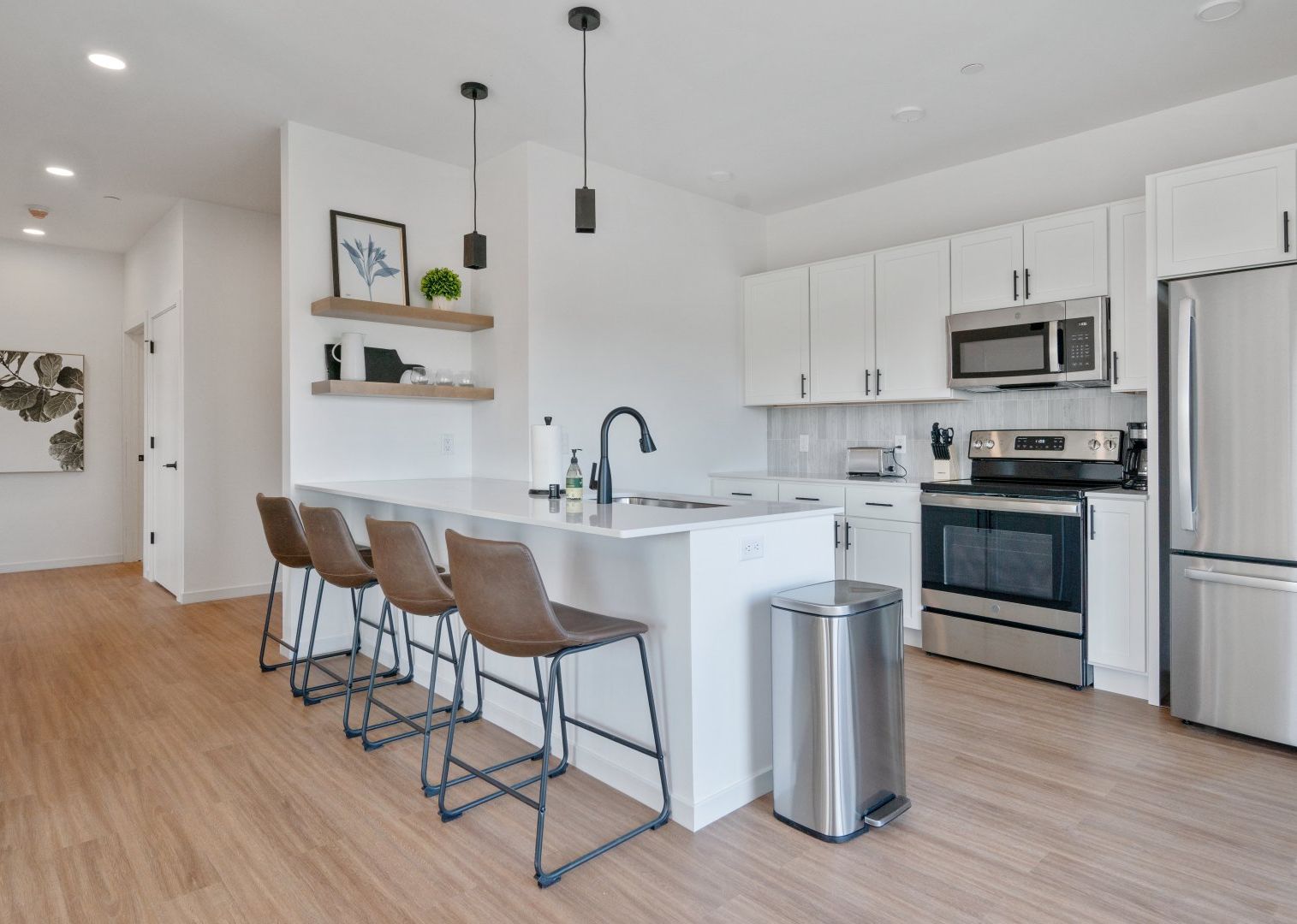 Furnished kitchen