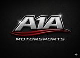 AVA Motorsports logo in silver and red on a dark textured background