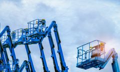 a boom truck crane