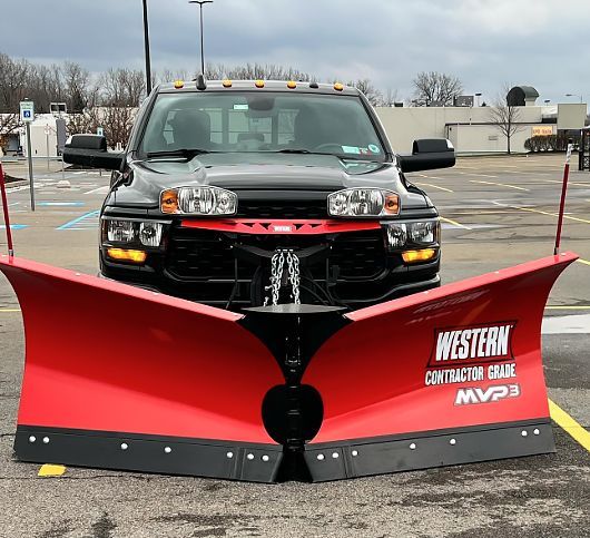 snow plowing
