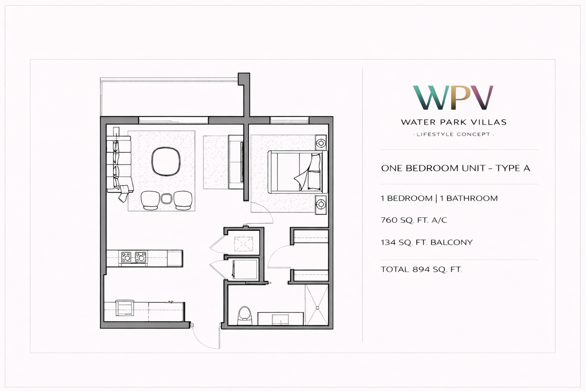 one bedroom floor plan