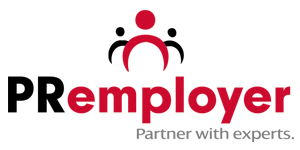 PREmployer logo with stylized people icons and tagline “Partner with experts”