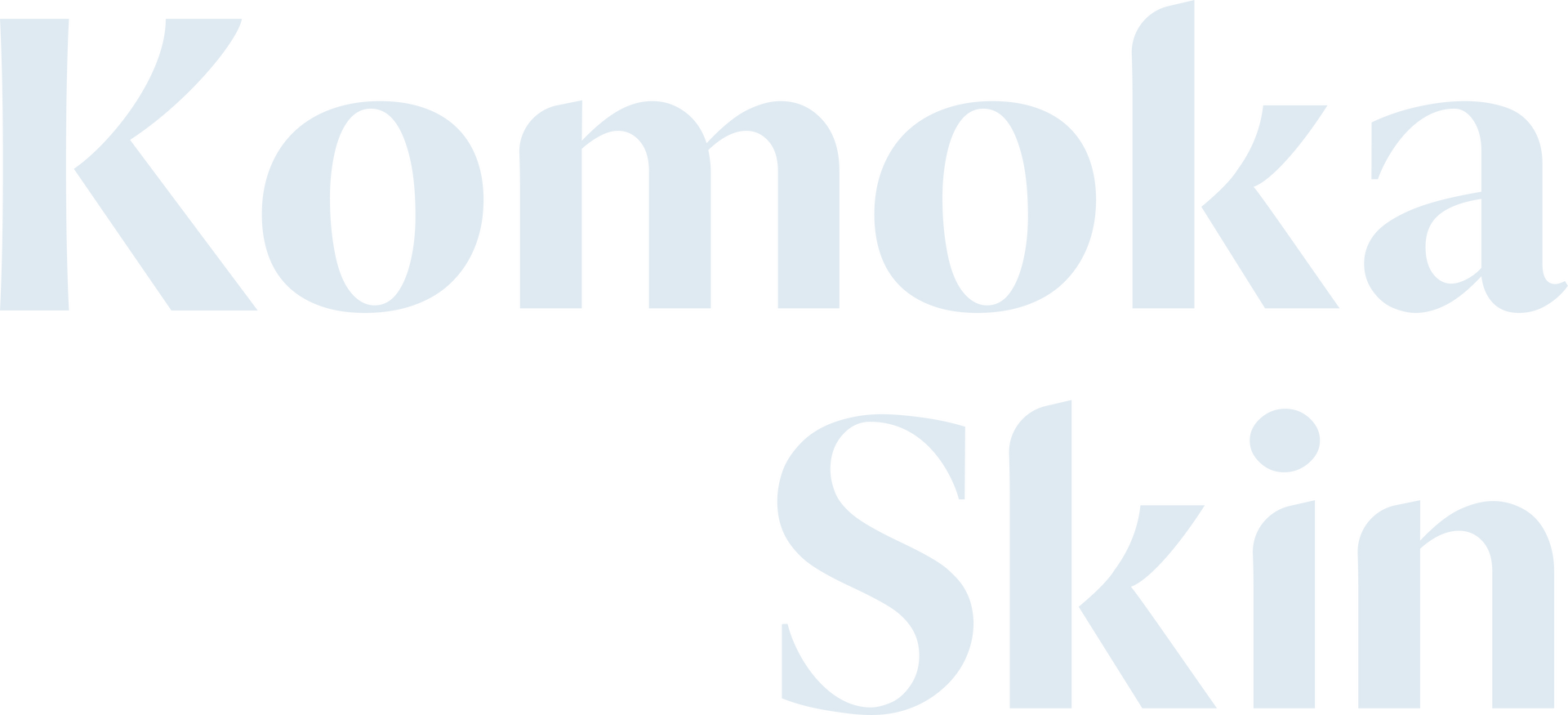 The komoka medical logo is on a green background.