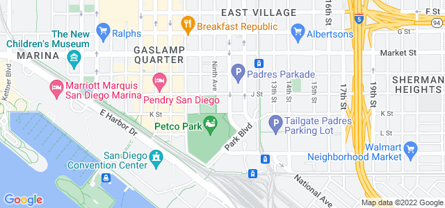 Map of business location