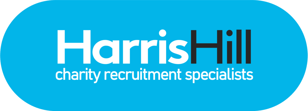 Harris Hill logo: White 