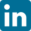 LinkedIn logo: White