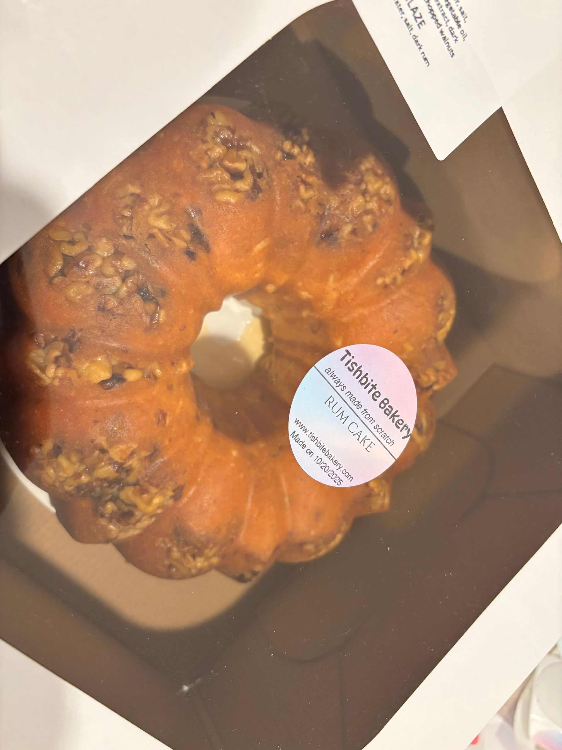 Regular Rum Cake