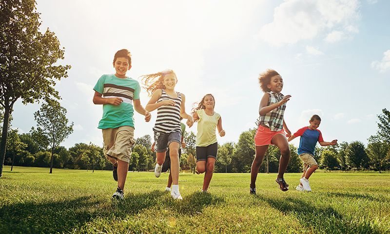 Healthy, active kids.