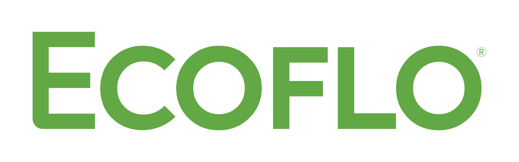 Logo EcoFlow en lettres vertes sur fond blanc