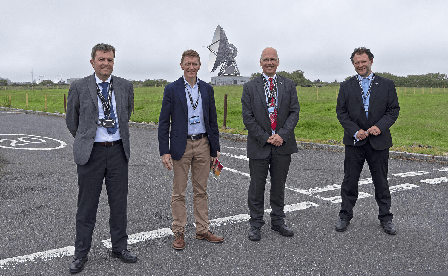 Tim Peake, Matt Cosby, Ian Jones and Piran Trezise.