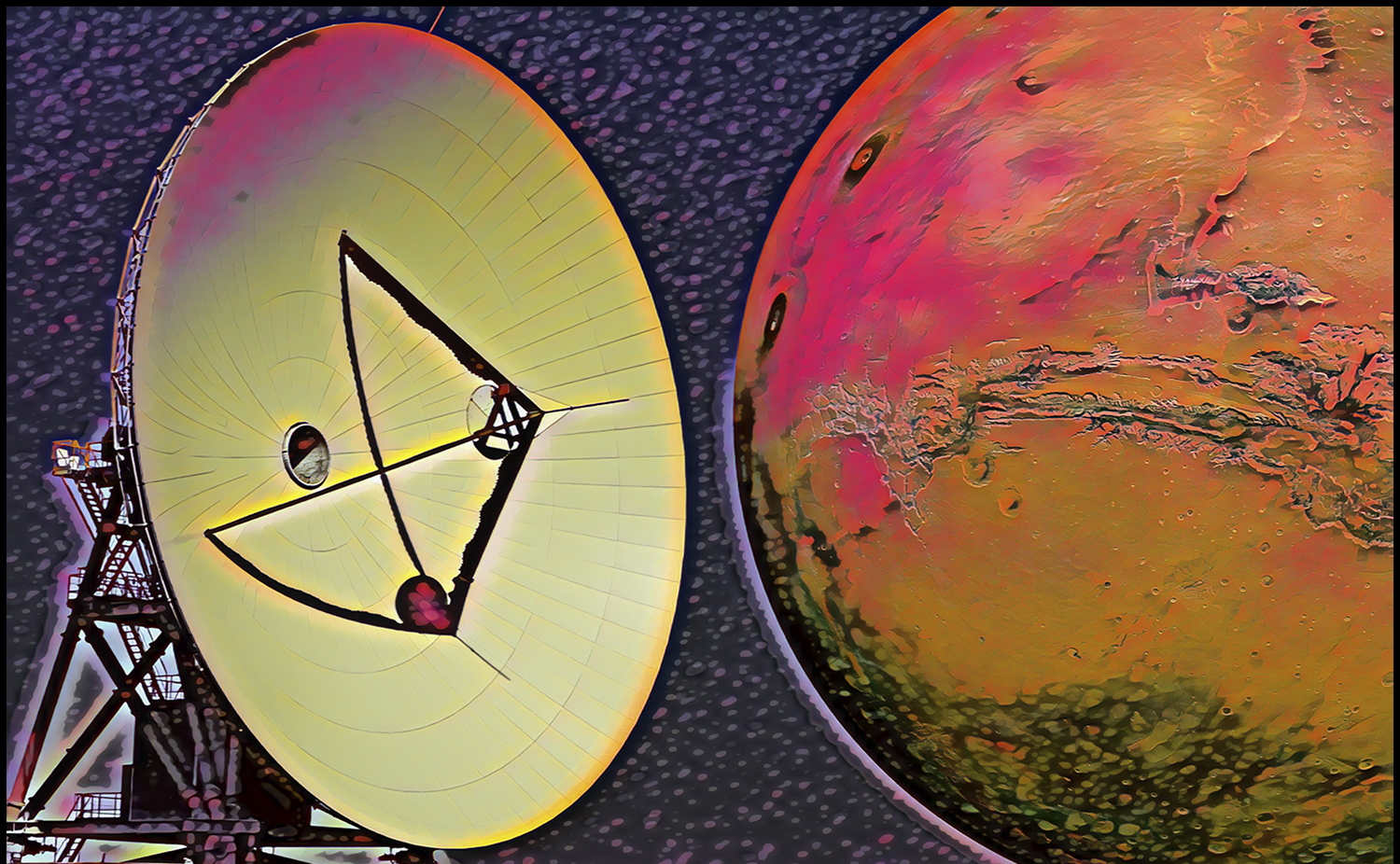 Illustration of GHY-6 Antenna and Mars
