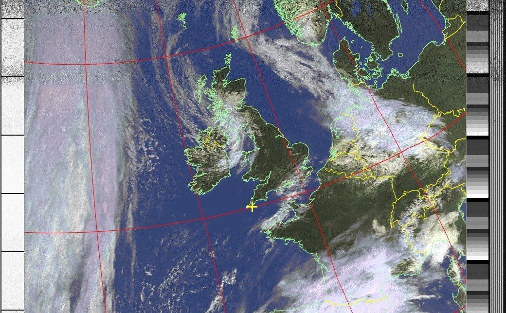 NOAA 18 Satellite Image