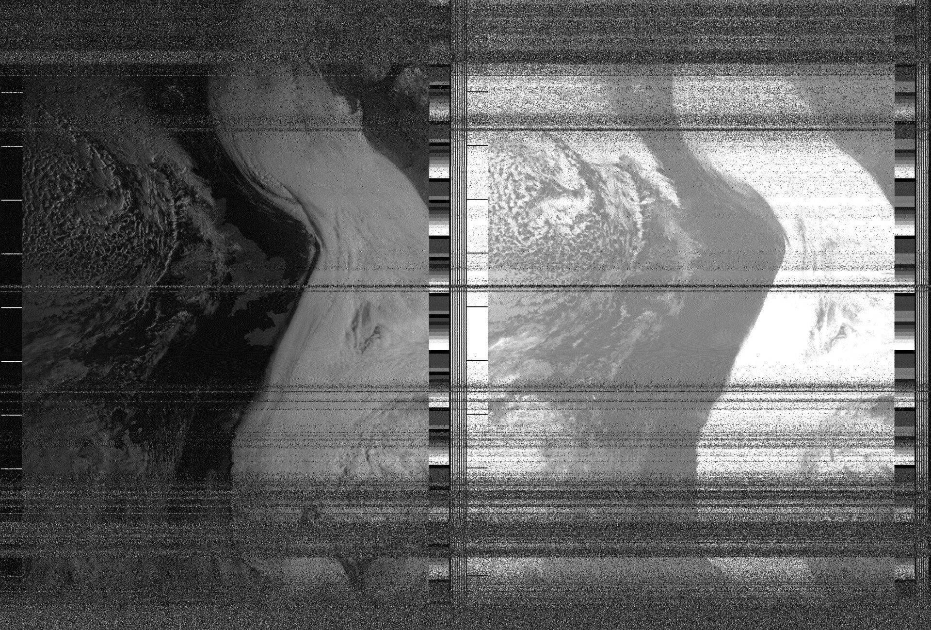 Pre-processed image acquired from NOAA