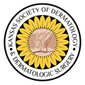 A logo for the kansas society of dermatology and dermatologic surgery