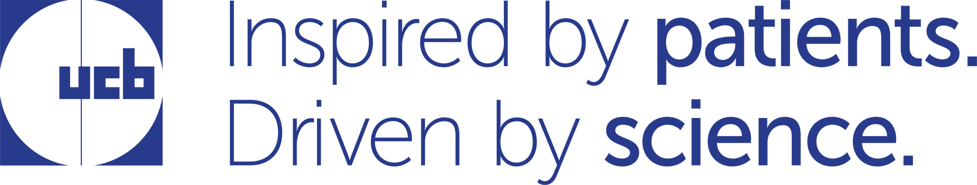UCB logo with the tagline “Inspired by patients. Driven by science.”