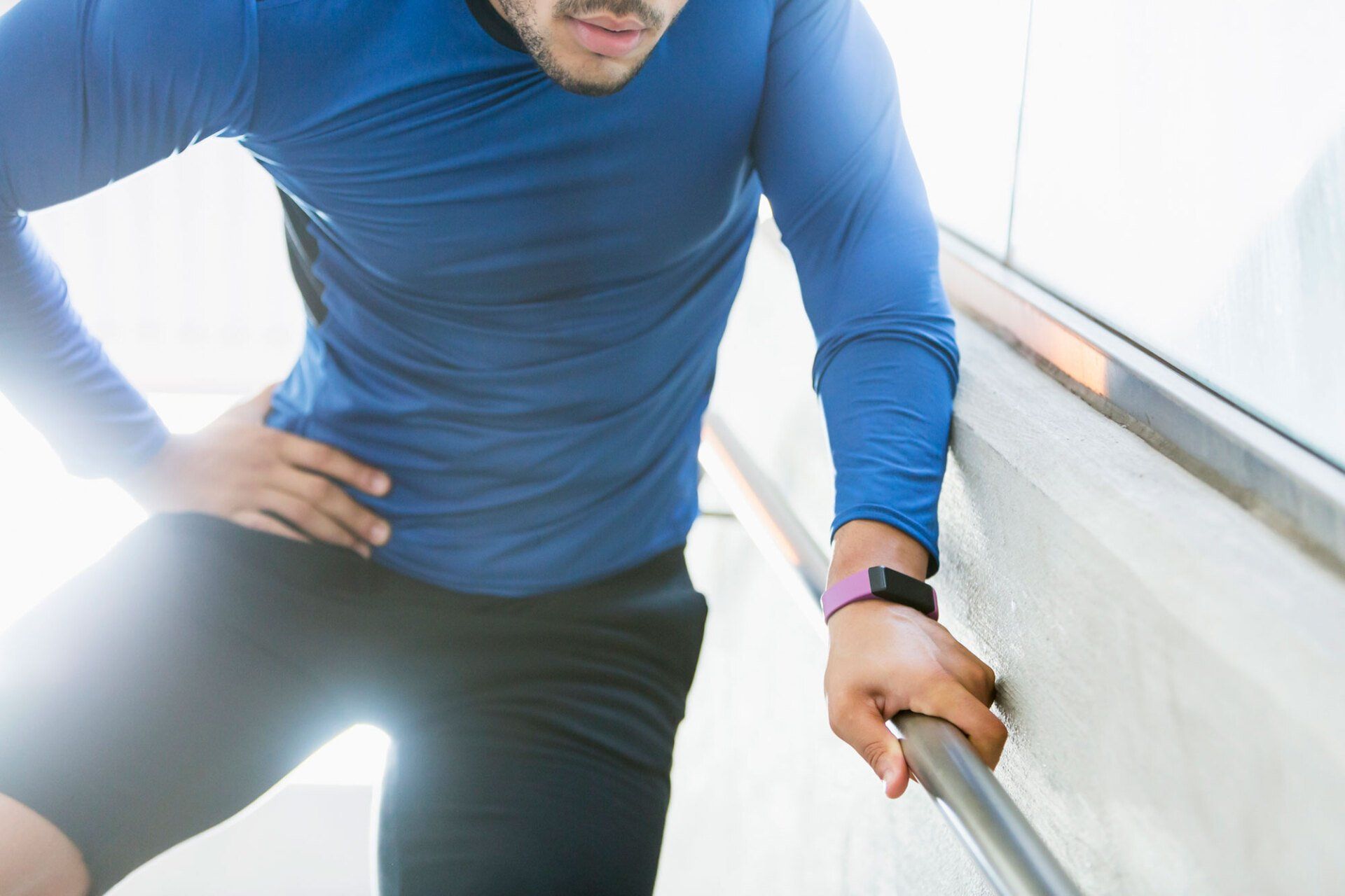 Athlete Suffering from Hip Pain — Portage, MI — Cornerstone Chiropractic Center