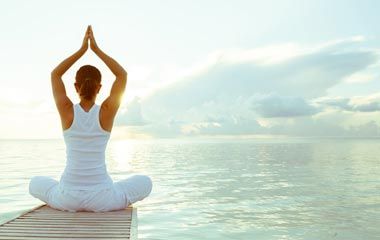 Woman Doing Yoga — Portage, MI — Cornerstone Chiropractic Center
