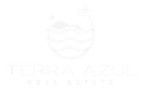 Terra Azul Real Estate logo with a landscape inside a circle.