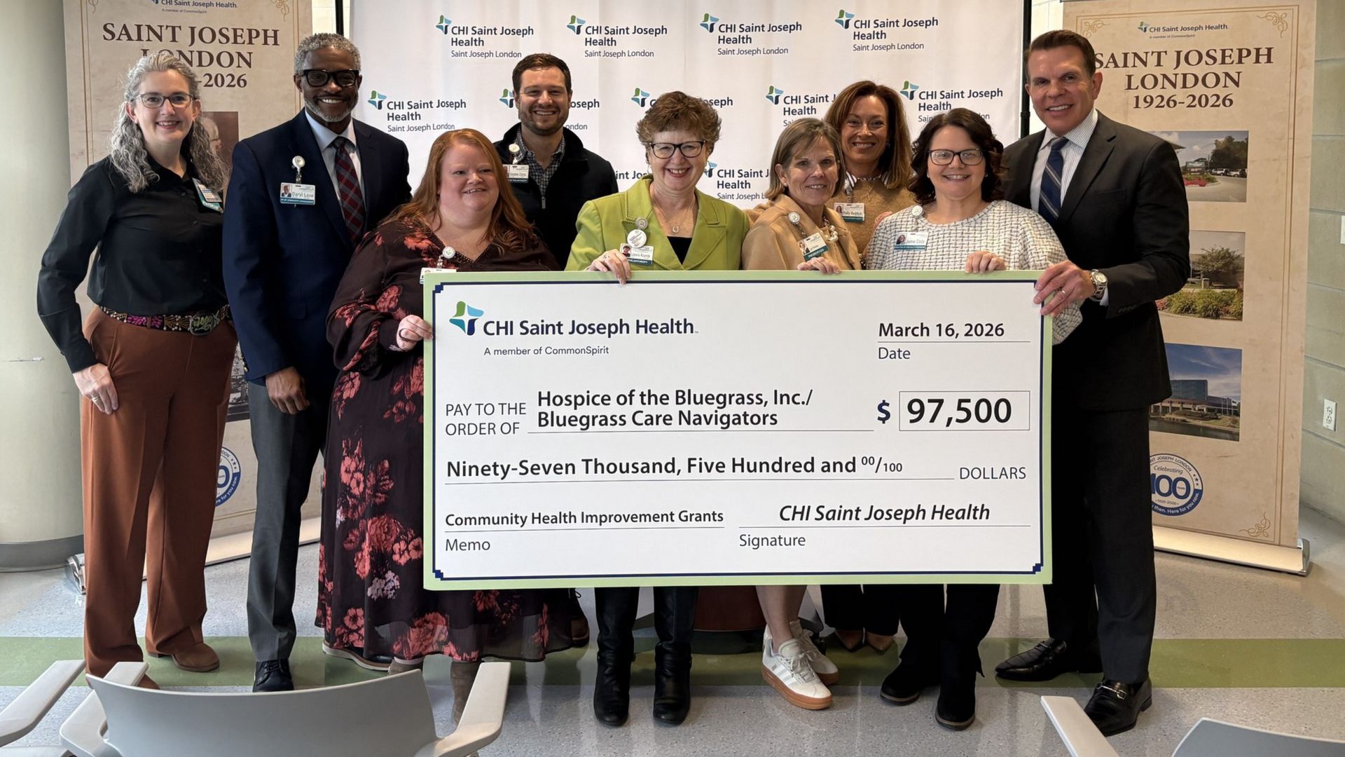 Saint Joseph London awarded BCN $97,500 to expand Bluegrass Transitional Care in Laurel, Jackson and Whitley Counties to support high-risk patients.