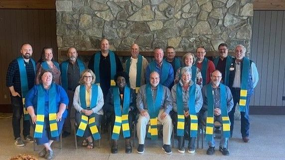 Bluegrass Care Navigators chaplains in handcrafted stoles