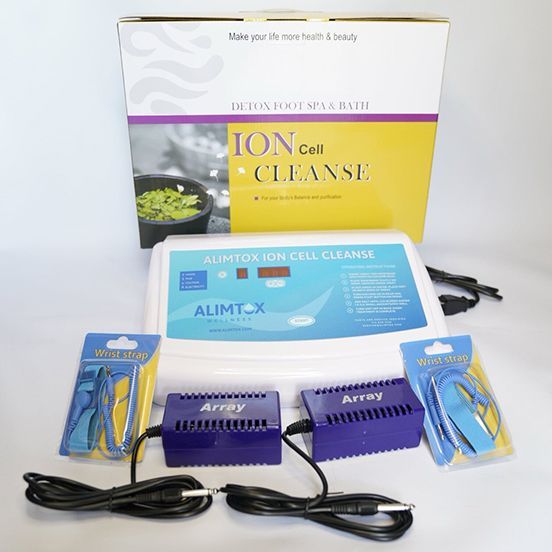 A device that says ion cell cleanse on it