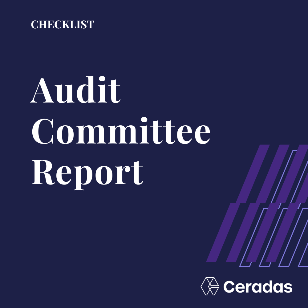 Checklist directors report