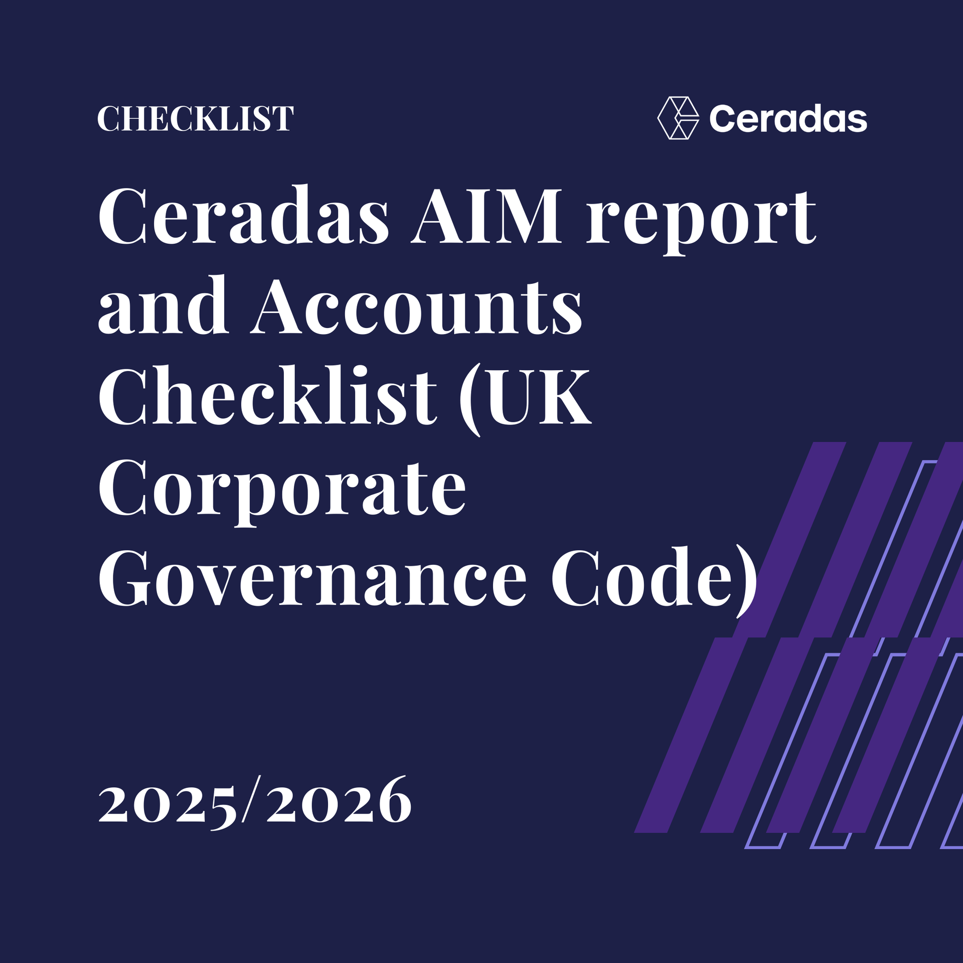Checklist AIM UK Corp Gov Code