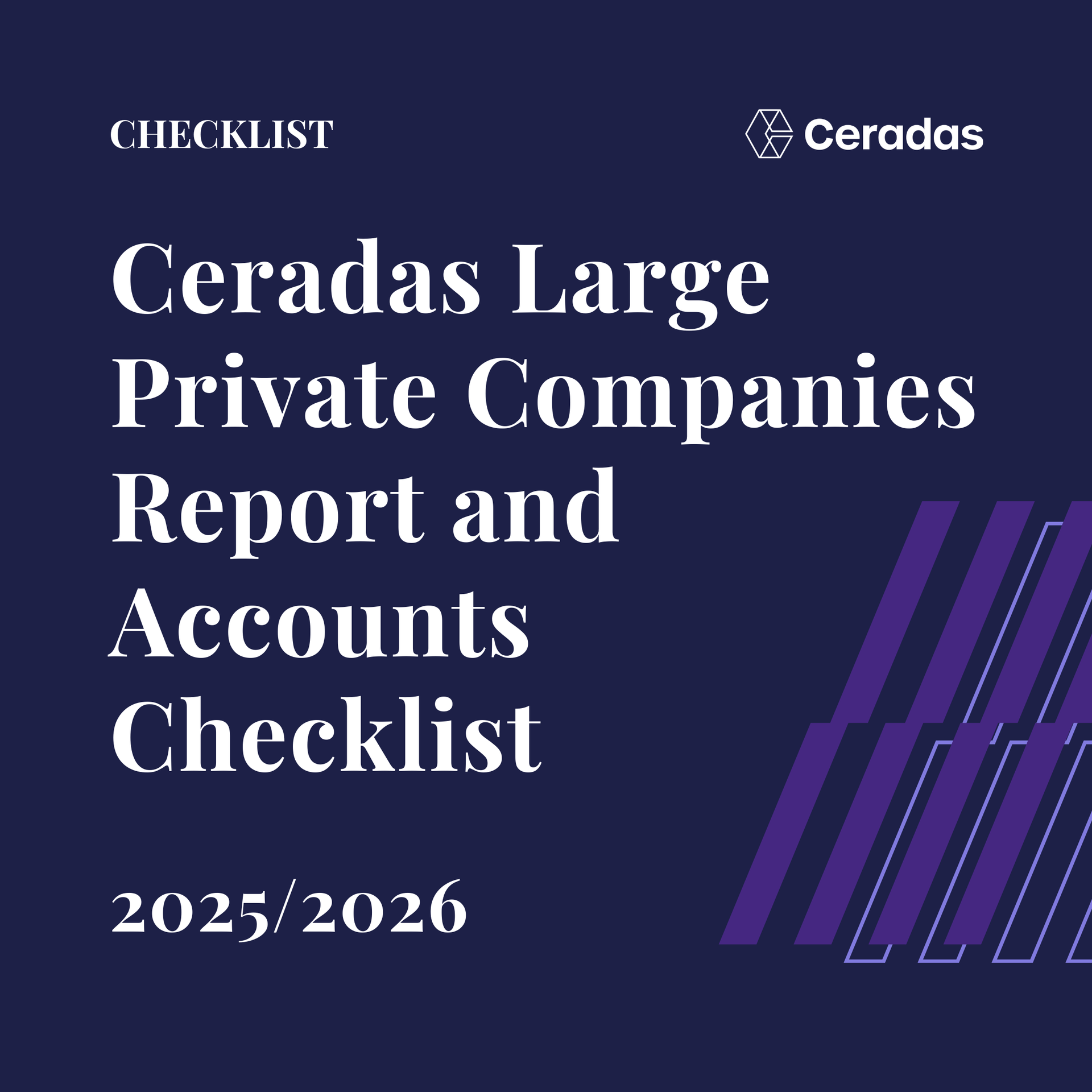 Checklist Large Private Companies