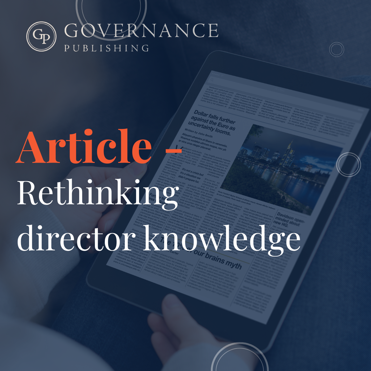 Rethinking director knowledge article