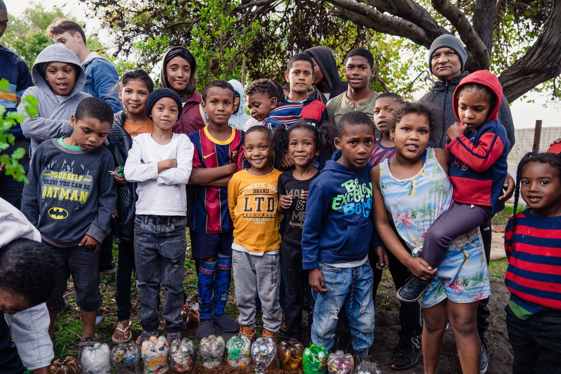 A working garden growing food and dignity