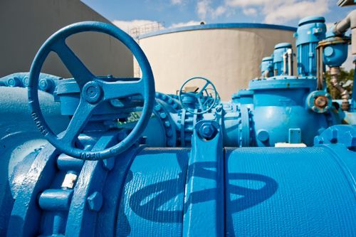 A Close Up Of A Blue Machine With A Steering Wheel - Oklahoma City, OK - Total Pump & Supply A Close Up Of A Blue Machine With A Steering Wheel - Oklahoma City, OK - Total Pump & Supply