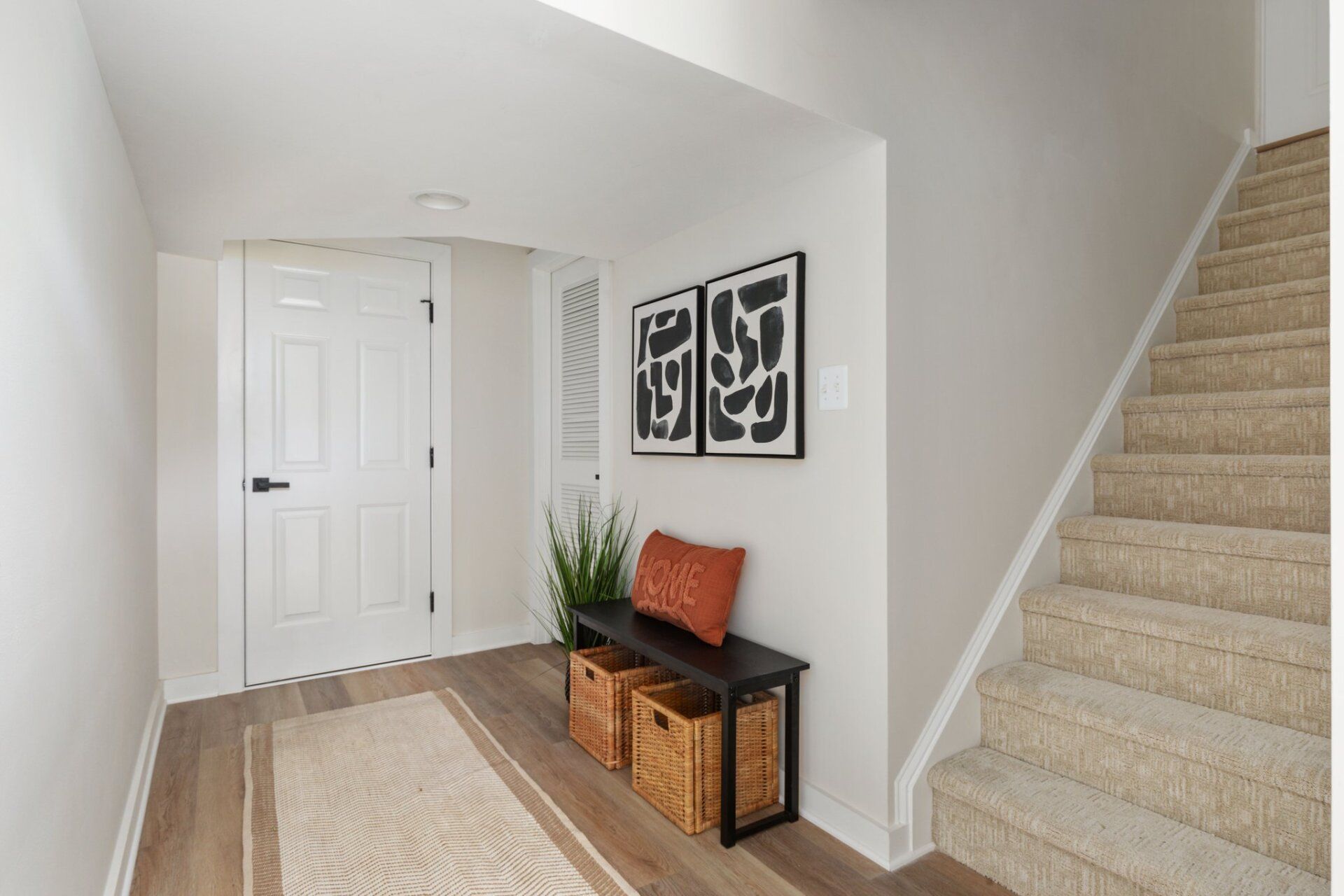 Welcoming front door