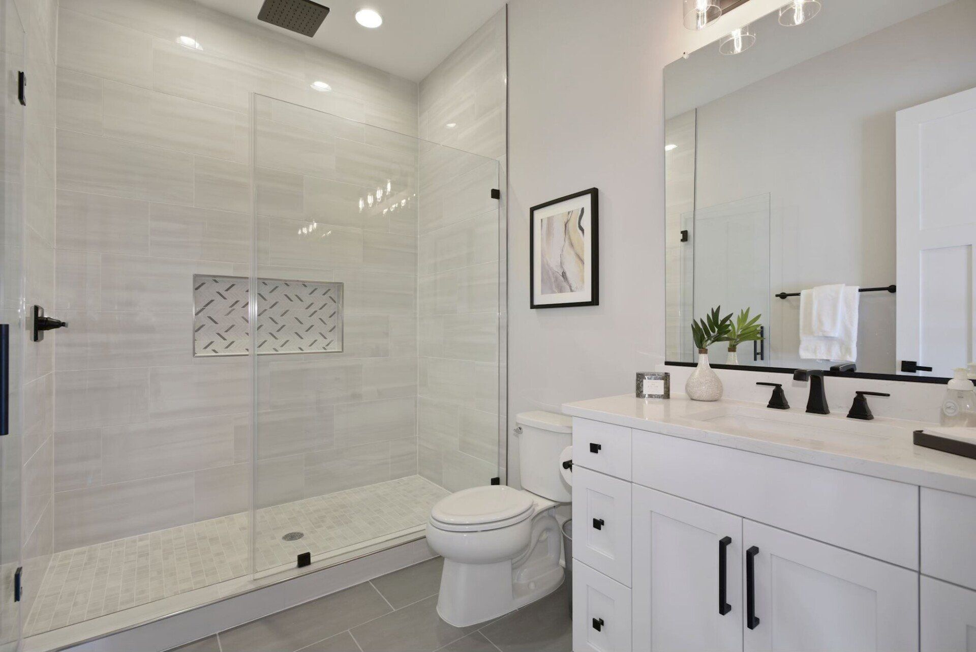 Renovated bathroom