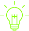 lighted lighting bulb