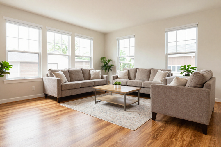 Well-maintained DFW rental home interior