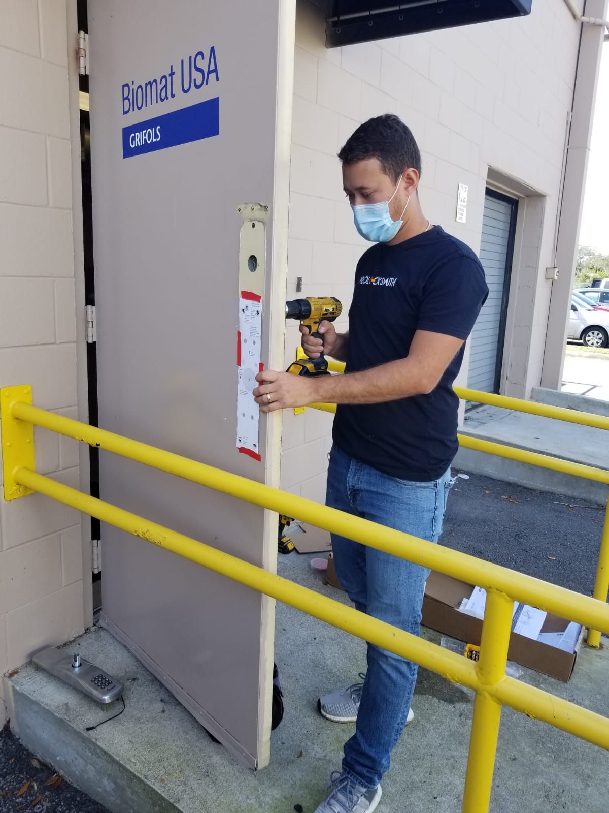 on site job for a commercial building