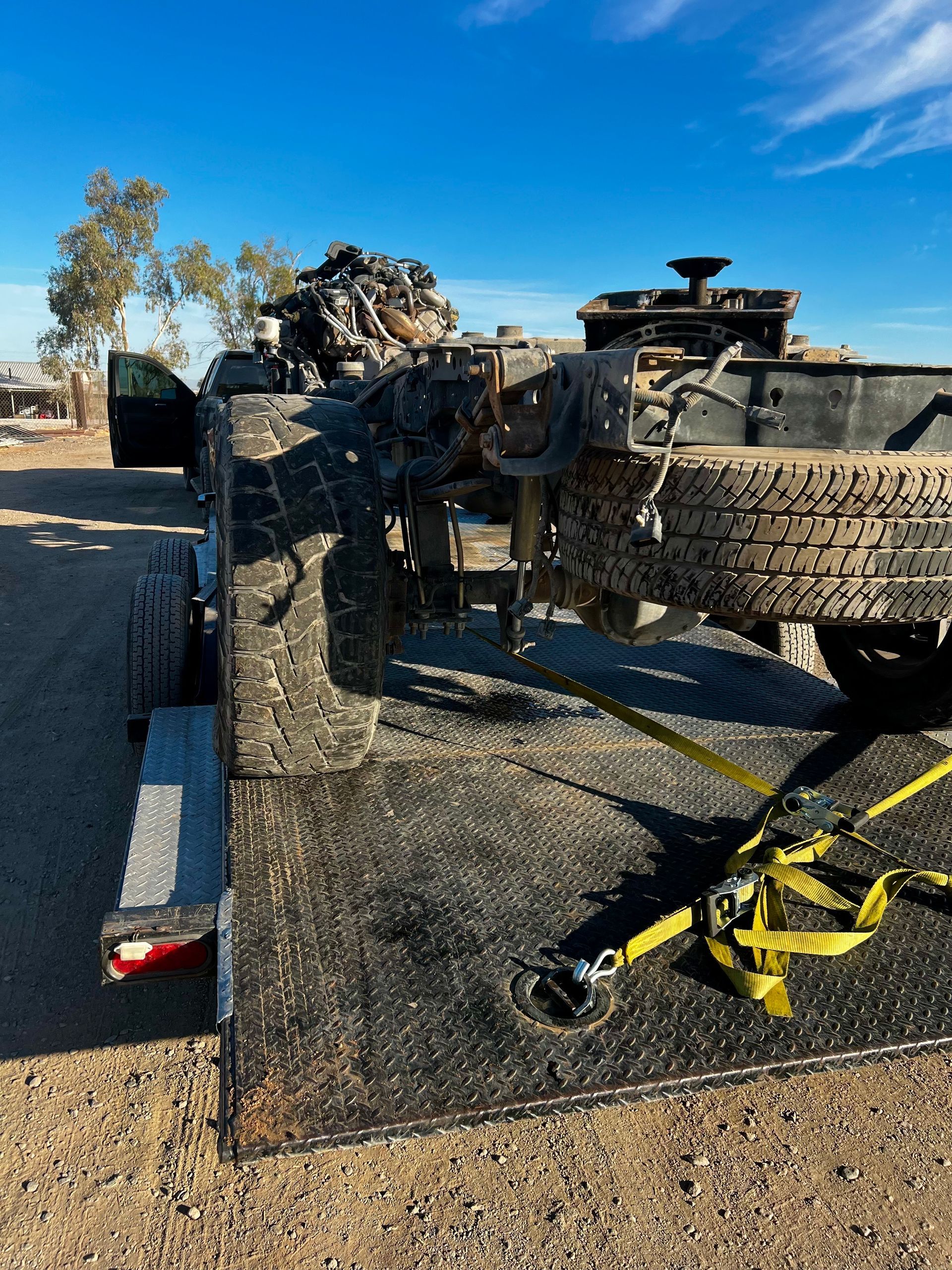 Machinery Transport Towing, Flatbed Towing for Heavy Equipment