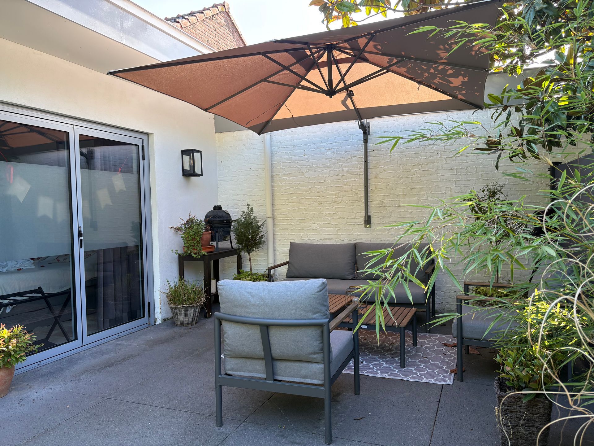Private terrace and garden