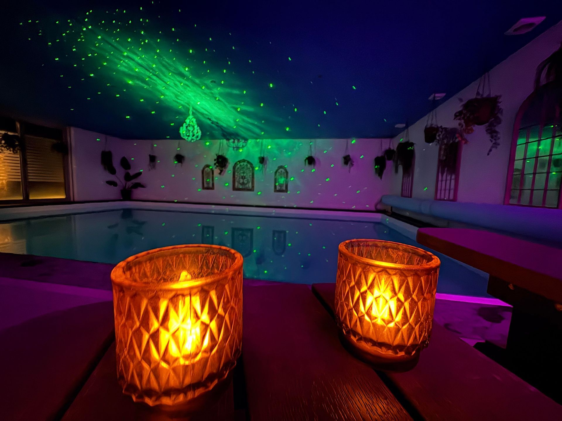 Swimming by night