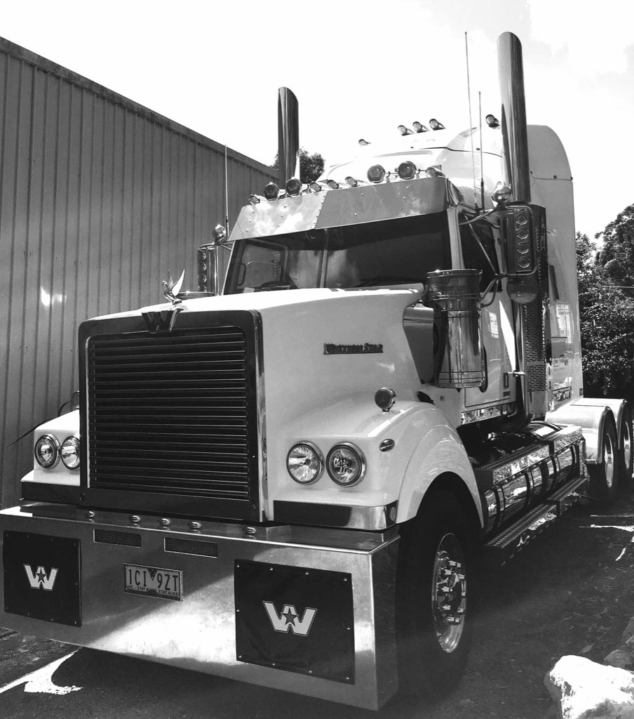 Trucks Loading at Facility