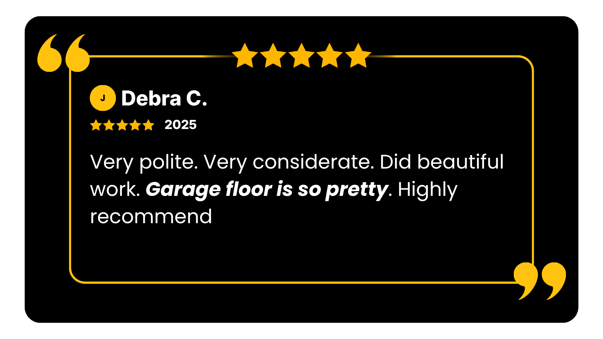 5 Star Polylifting Google Review - Jenna