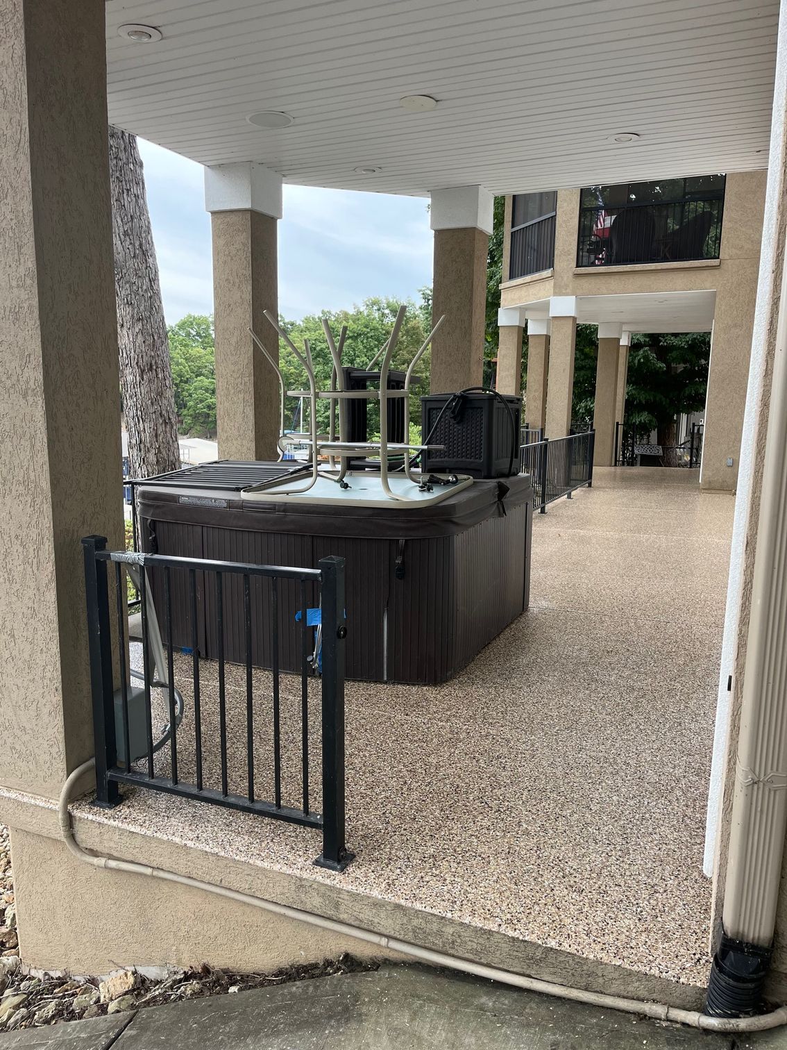 hot tub deck coating