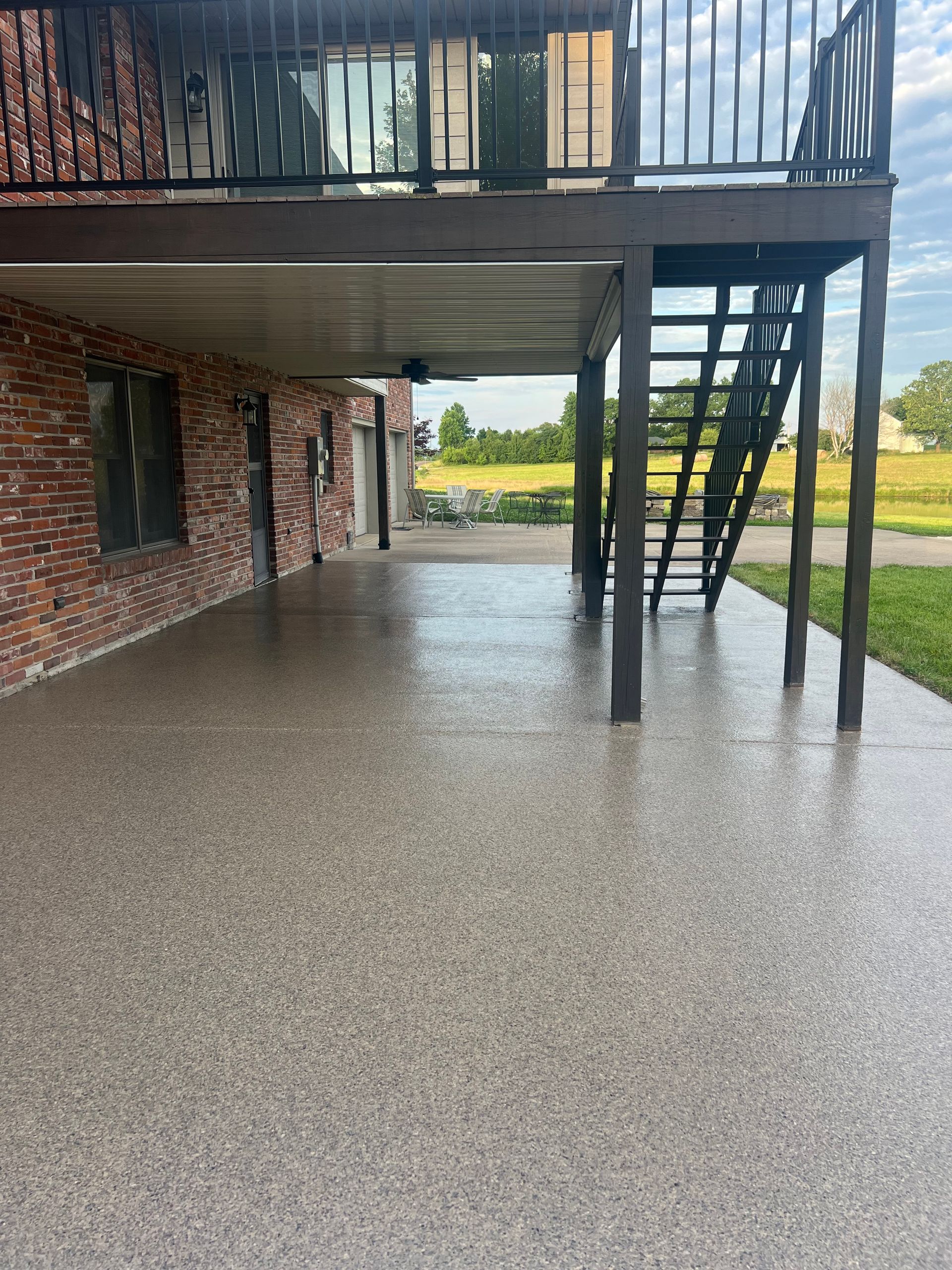 patio epoxy flooring