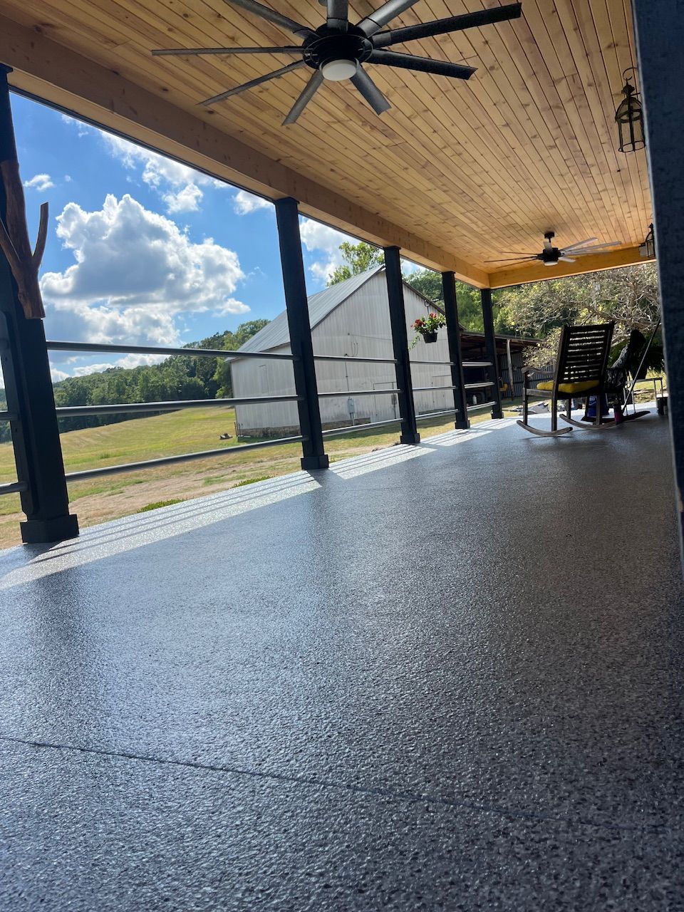 patio epoxy flooring