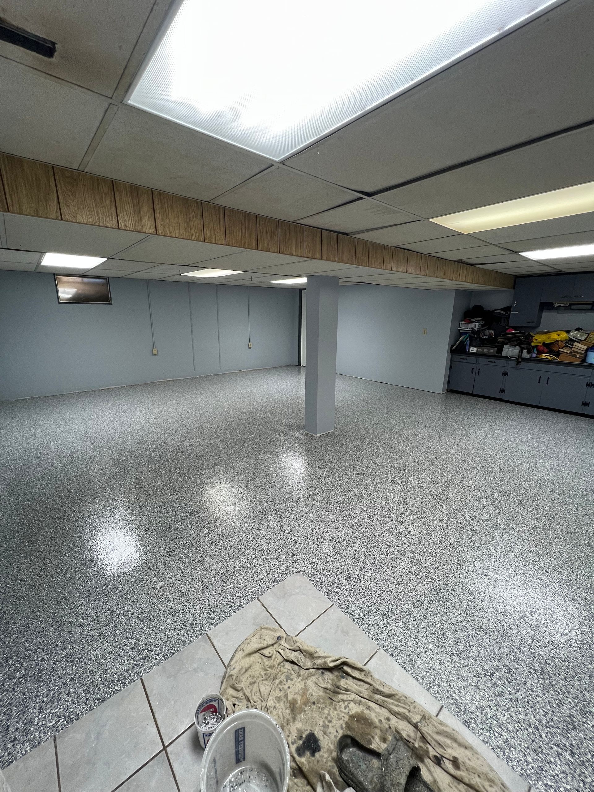 basement epoxy flooring