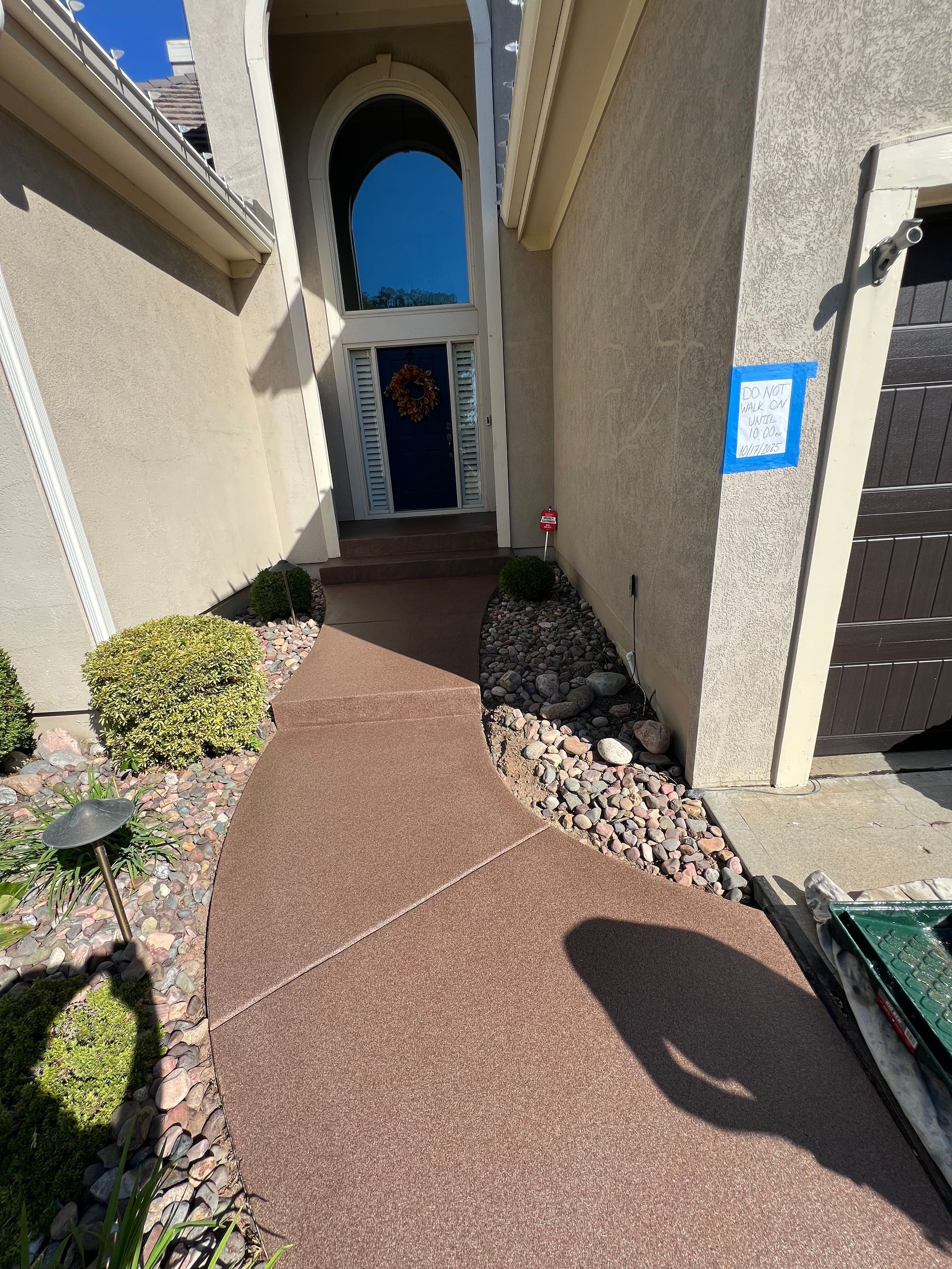 home entryway epoxy coating