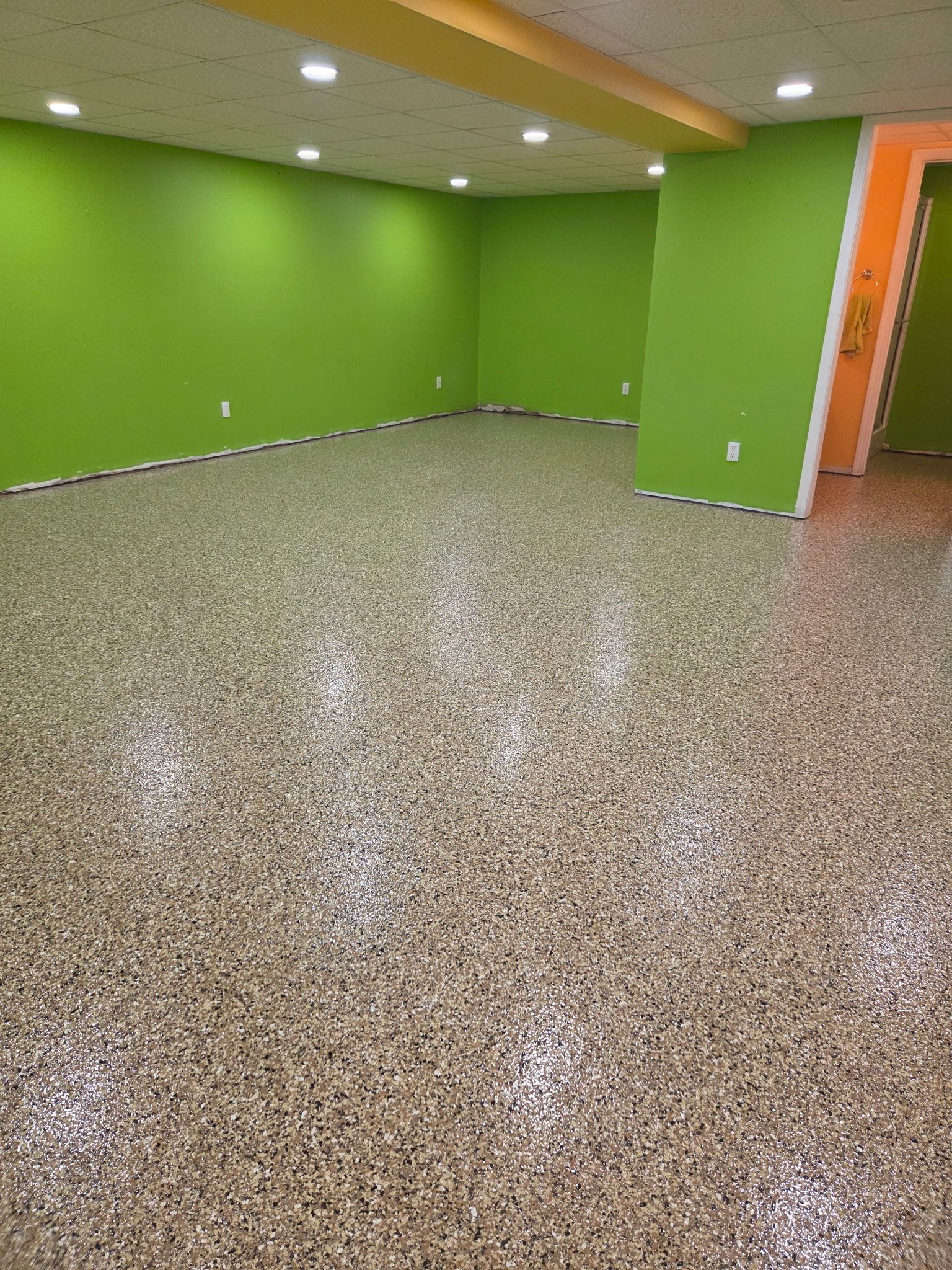 basement epoxy flooring