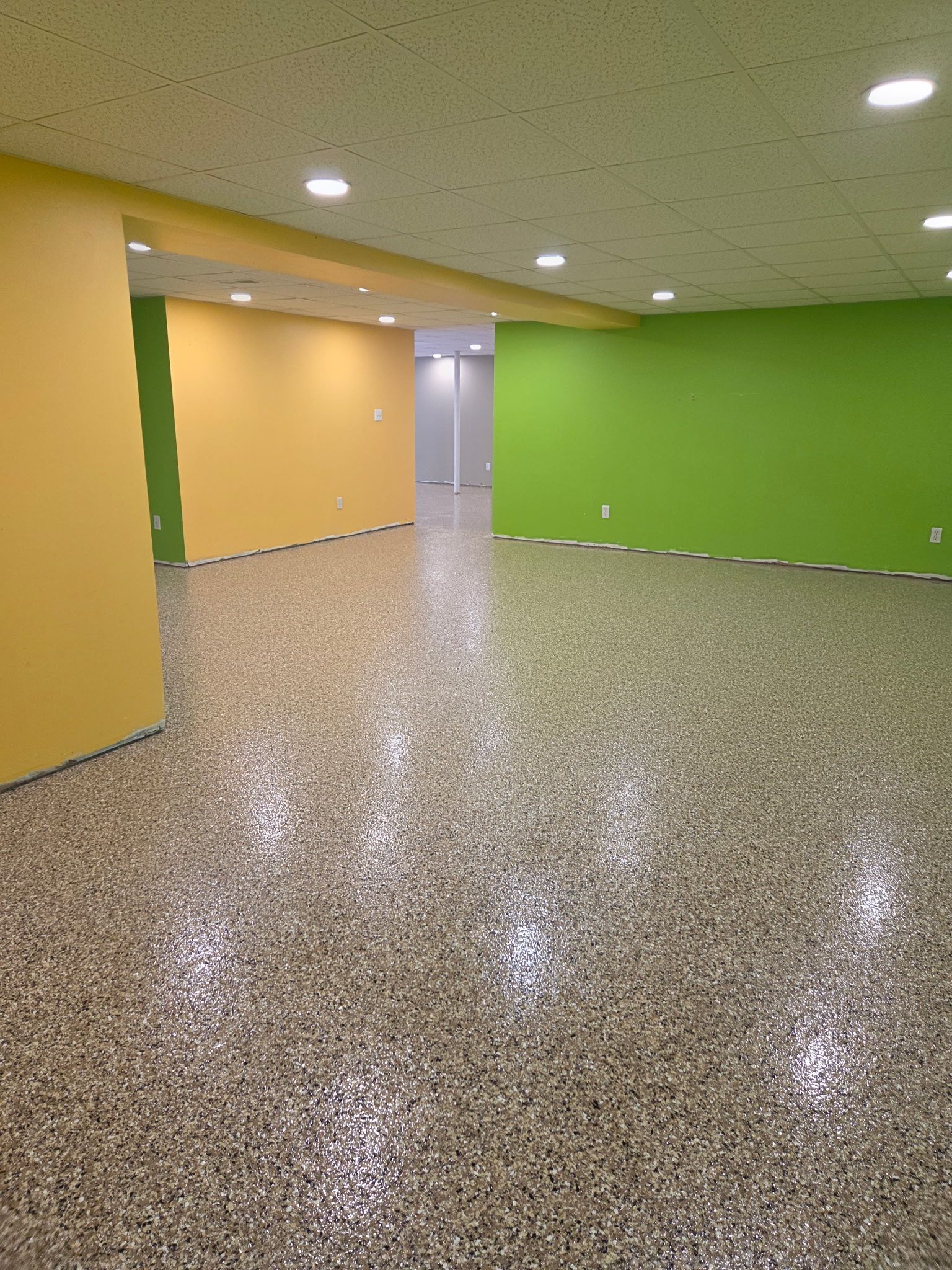 basement epoxy flooring