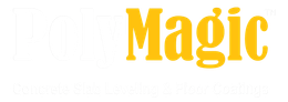 The word magic is yellow on a white background.