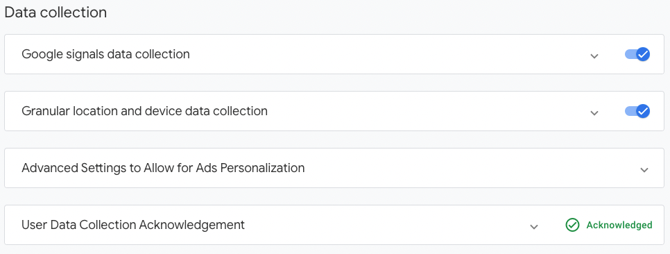 GA4 Google Signals Preview